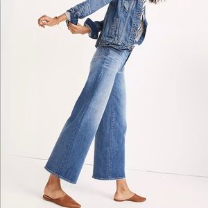 madewell wide leg crop jeans